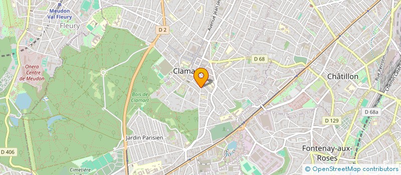 localisation de l'entreprise MADAME ANNE LE DU à CLAMART