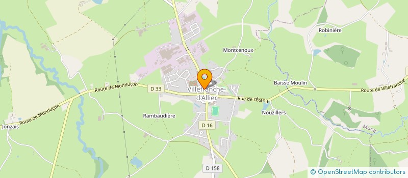 localisation de l'entreprise MADAME ANNE LE GOUALLEC  VILLEFRANCHE-D'ALLIER