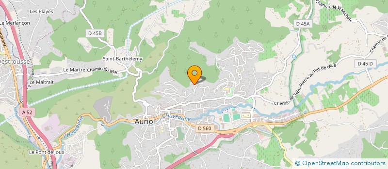 localisation de l'entreprise MADAME ANNE LE MARECHAL  AURIOL