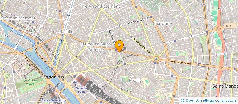 localisation de l'entreprise MADAME ANNE LE MOAL  PARIS