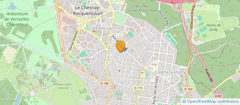 localisation de l'entreprise MADAME ANNE LE-NORMAND  LE CHESNAY-ROCQUENCOURT