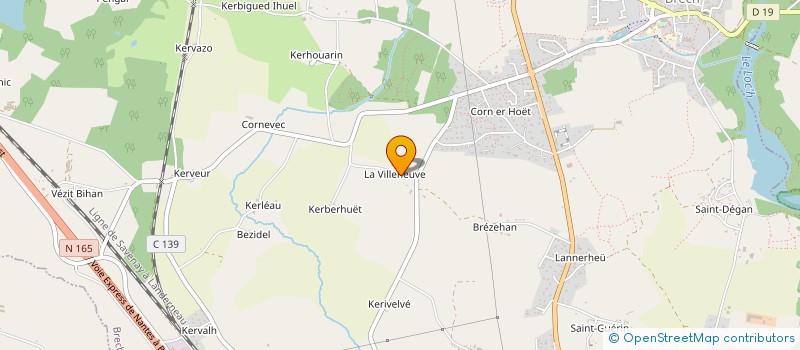 localisation de l'entreprise MADAME ANNE LE ROUX  AURAY