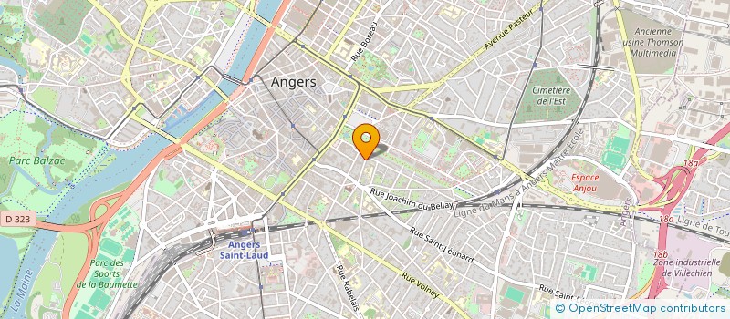 localisation de l'entreprise MADAME ANNE LE ROUX à ANGERS