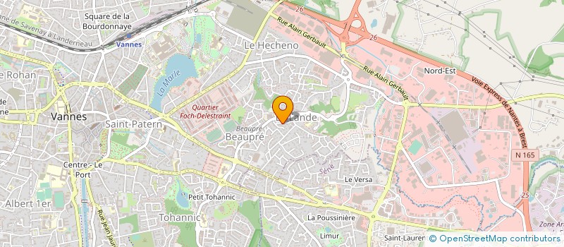 localisation de l'entreprise MADAME ANNE LE ROY à VANNES