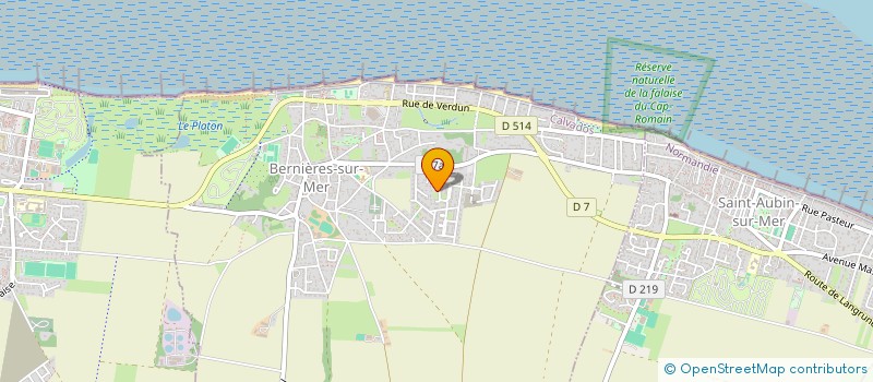 localisation de l'entreprise MADAME ANNE LE TELLIER  BERNIERES-SUR-MER