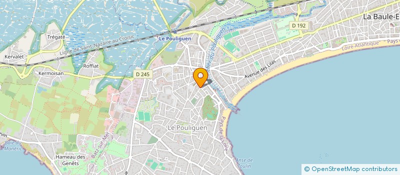 localisation de l'entreprise MADAME ANNE LE THUAUT  LE POULIGUEN