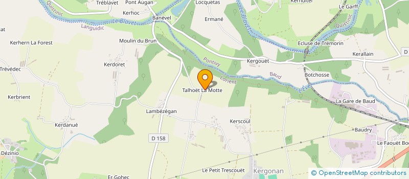 localisation de l'entreprise MADAME ANNE LE TORTOREC  LANGUIDIC