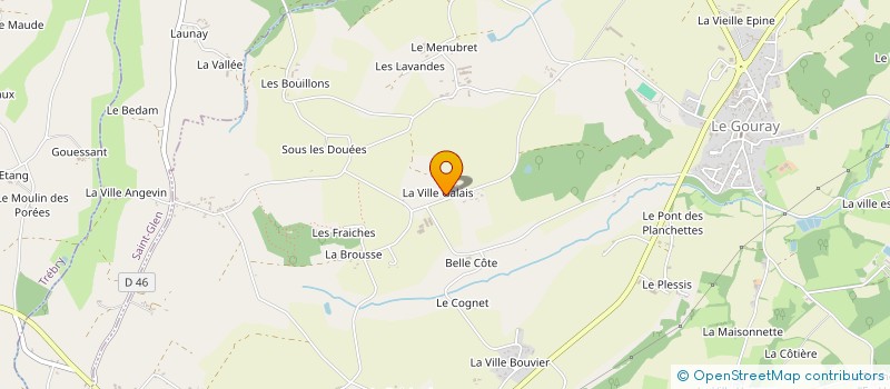 localisation de l'entreprise MADAME ANNE LE TORTOREC à LE MENE