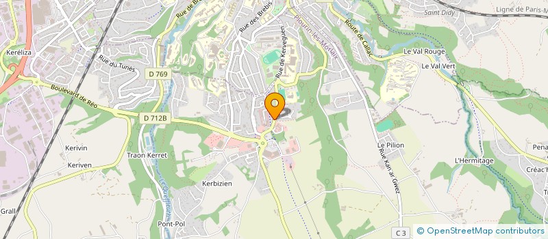 localisation de l'entreprise MADAME ANNE LE VAY  PLOURIN-LES-MORLAIX