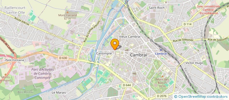 localisation de l'entreprise MADAME ANNE LE VEN  CAMBRAI