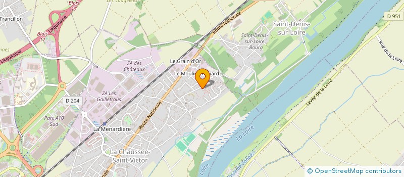 localisation de l'entreprise MADAME ANNE LE VIGOUREUX à LA CHAUSSEE-SAINT-VICTOR