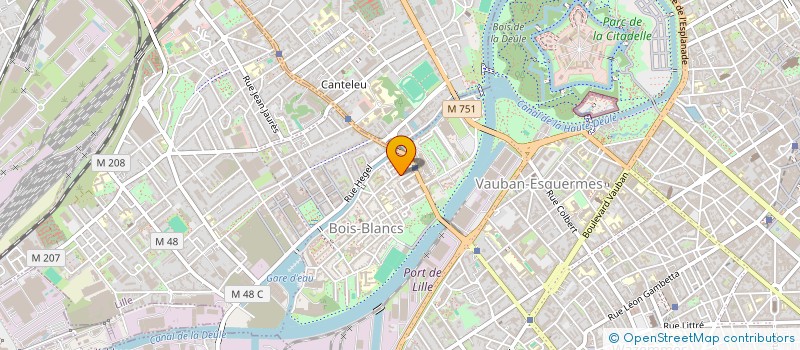 localisation de l'entreprise MADAME ANNE LEBAS  LILLE