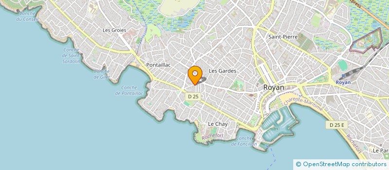 localisation de l'entreprise MADAME ANNE LEBEAU  ROYAN