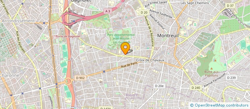 localisation de l'entreprise MADAME ANNE LEBECEL à MONTREUIL