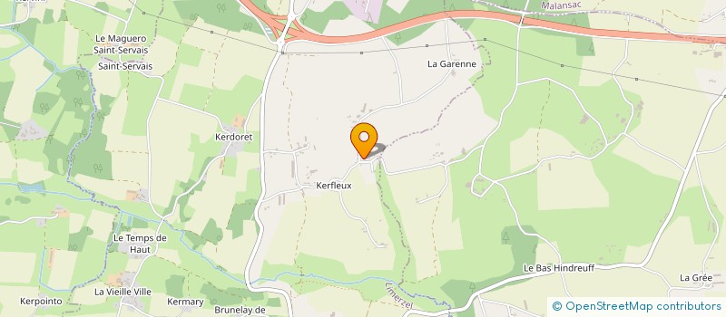 localisation de l'entreprise MADAME ANNE LEBERT à LIMERZEL