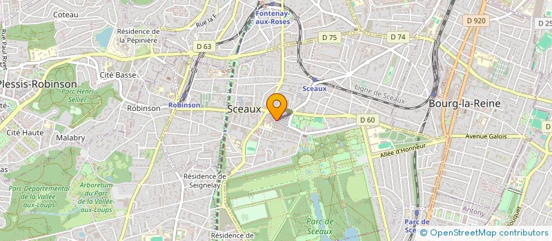 localisation de l'entreprise MADAME ANNE LEBIGOT à SCEAUX