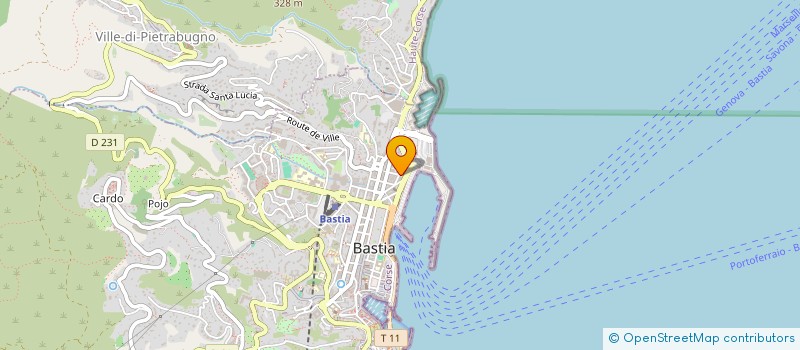 localisation de l'entreprise MADAME ANNE LEBLANC  BASTIA