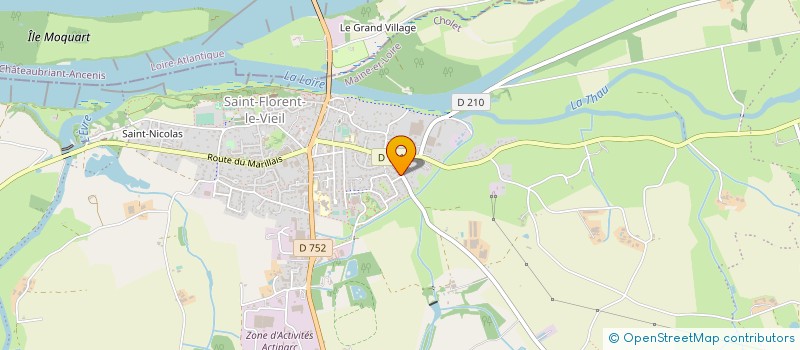 localisation de l'entreprise MADAME ANNE LEBLE à MAUGES-SUR-LOIRE
