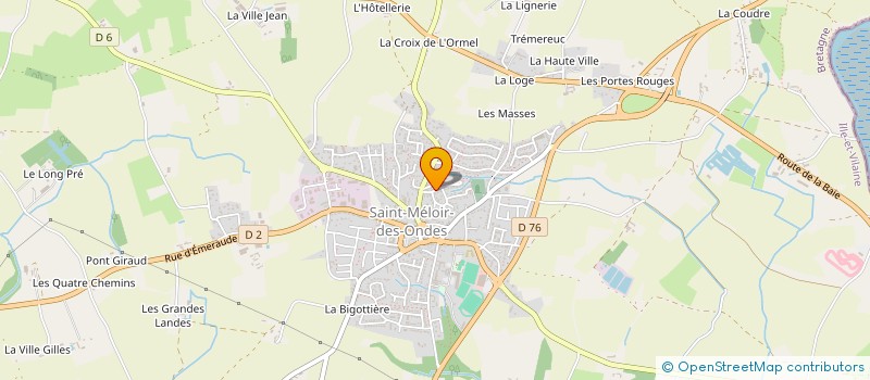 localisation de l'entreprise MADAME ANNE LEBRANCHU  SAINT-MELOIR-DES-ONDES