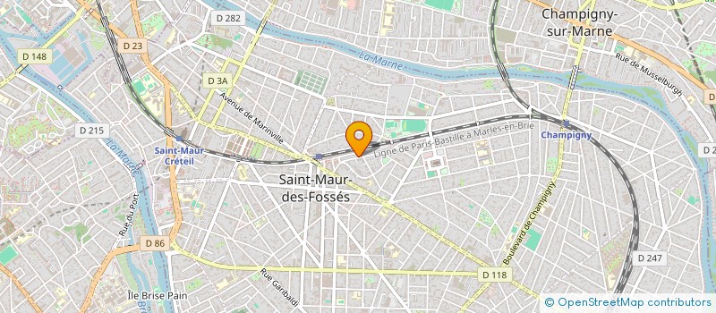 localisation de l'entreprise MADAME ANNE LEBRETON  SAINT-MAUR-DES-FOSSES