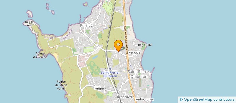 localisation de l'entreprise MADAME ANNE LEBRUN  SAINT-PIERRE-QUIBERON