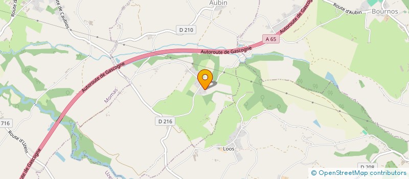 localisation de l'entreprise MADAME ANNE LECAT  AUBIN