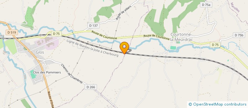 localisation de l'entreprise MADAME ANNE LECELLIER  GLOS