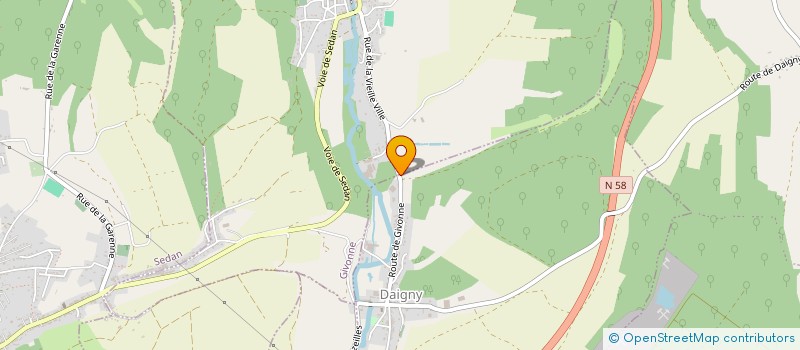 localisation de l'entreprise MADAME ANNE LECLERC  DAIGNY