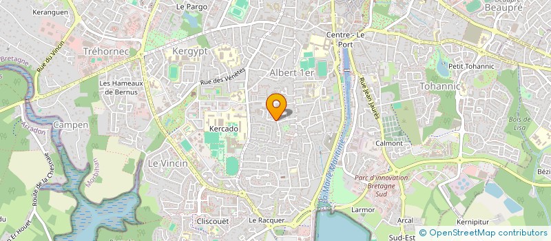 localisation de l'entreprise MADAME ANNE LECLERE à VANNES