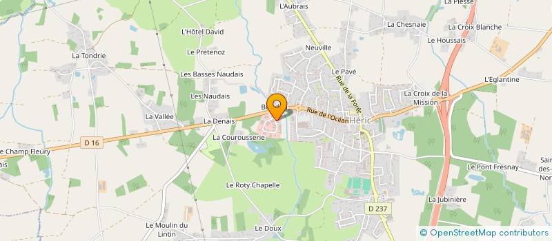 localisation de l'entreprise MADAME ANNE LECOMTE à HERIC