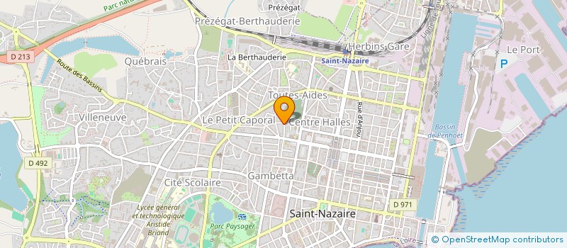 localisation de l'entreprise MADAME ANNE LECOURT à SAINT-NAZAIRE