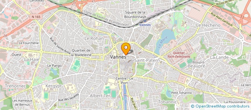 localisation de l'entreprise MADAME ANNE LEFAUCHEUR à VANNES