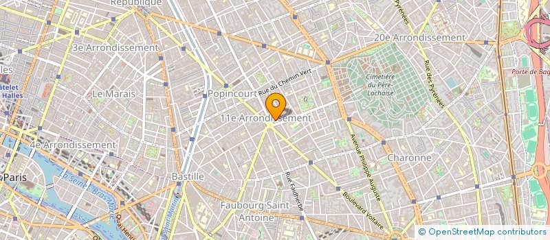 localisation de l'entreprise MADAME ANNE LEFEBVRE  PARIS