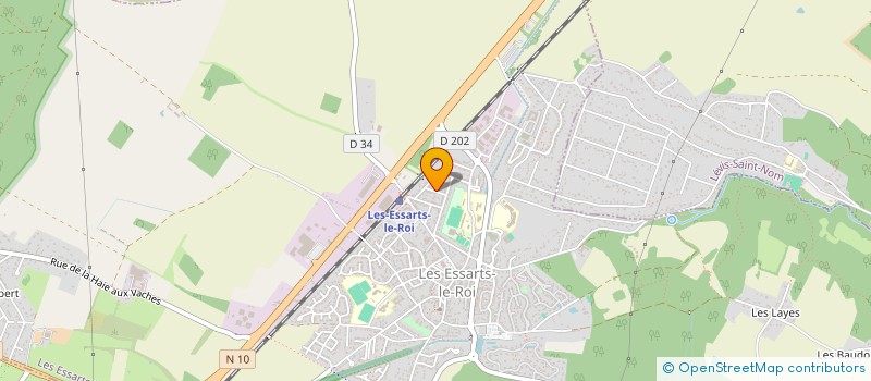 localisation de l'entreprise MADAME ANNE LEFEBVRE  LES ESSARTS-LE-ROI