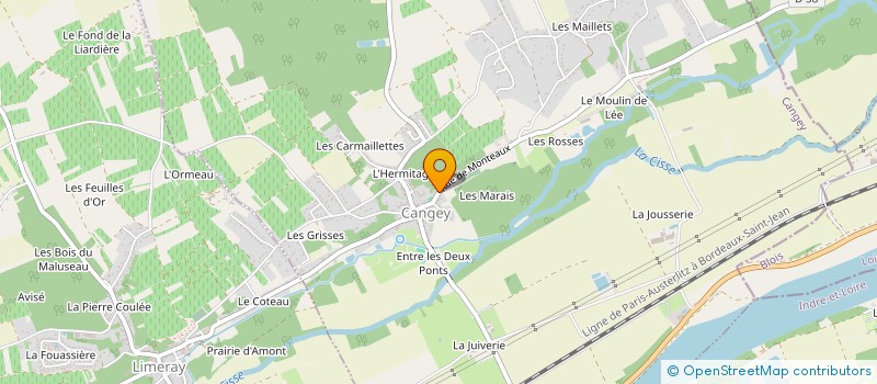 localisation de l'entreprise MADAME ANNE LEFEVRE à CANGEY
