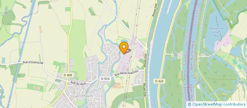 localisation de l'entreprise MADAME ANNE LEFEVRE  GERSTHEIM