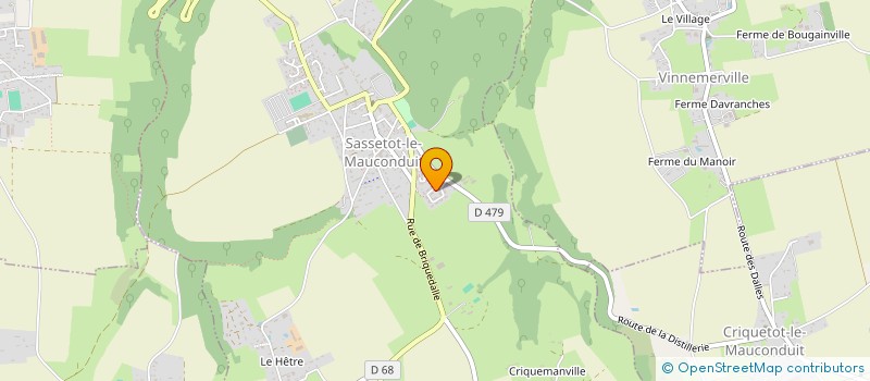 localisation de l'entreprise MADAME ANNE LEFRANC  SASSETOT-LE-MAUCONDUIT