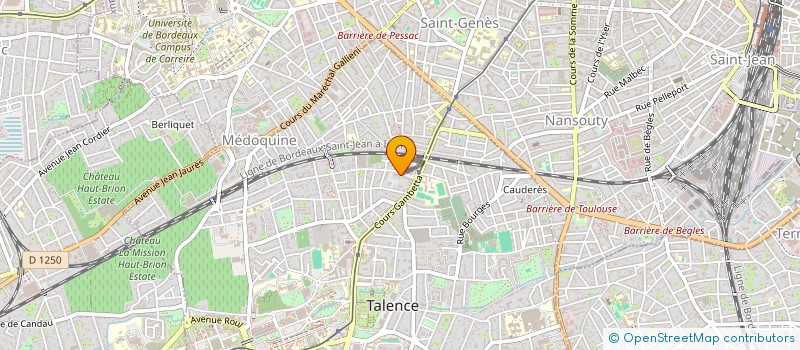 localisation de l'entreprise MADAME ANNE LEGENDRE à TALENCE