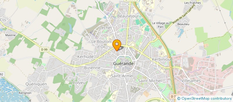 localisation de l'entreprise MADAME ANNE LEGER  GUERANDE