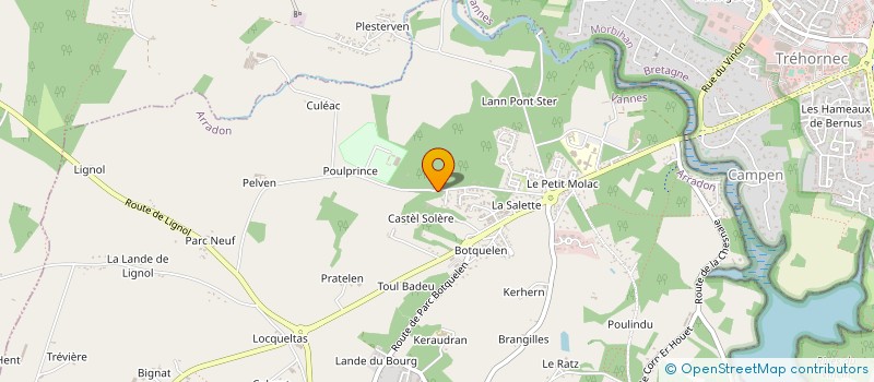 localisation de l'entreprise MADAME ANNE LEGOEUIL  ARRADON