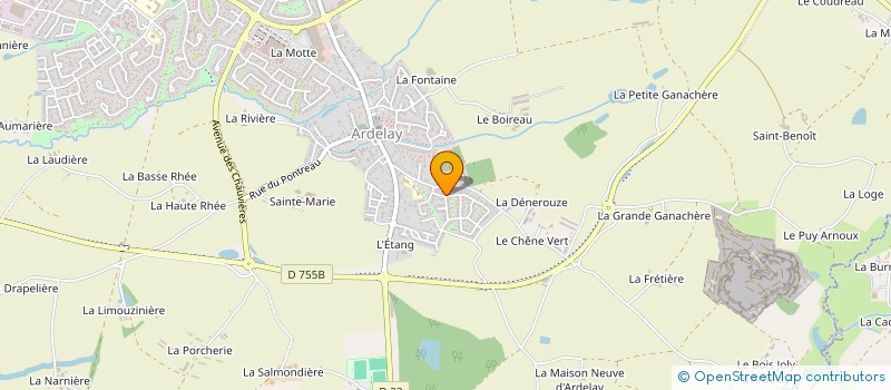 localisation de l'entreprise MADAME ANNE LEGRAND  LES HERBIERS