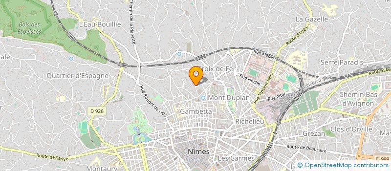 localisation de l'entreprise MADAME ANNE LEGROS  NIMES