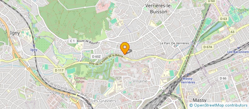 localisation de l'entreprise MADAME ANNE LEIGNADIER  VERRIERES-LE-BUISSON