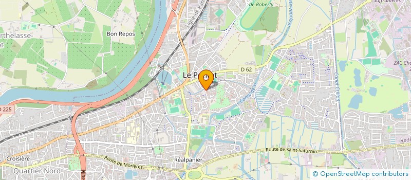 localisation de l'entreprise MADAME ANNE LELCHAT  LE PONTET