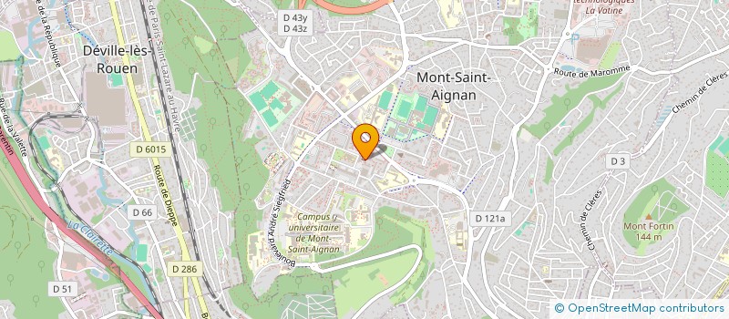 localisation de l'entreprise MADAME ANNE LELIEVRE à MONT-SAINT-AIGNAN