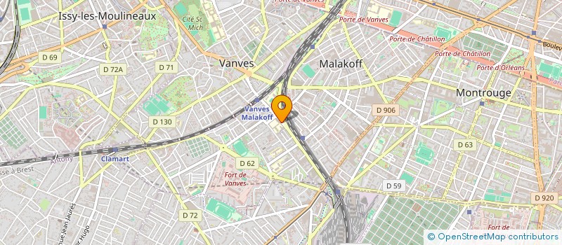 localisation de l'entreprise MADAME ANNE LELONG à MALAKOFF