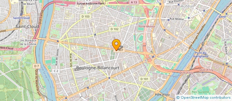 localisation de l'entreprise MADAME ANNE LEMAIRE à BOULOGNE-BILLANCOURT