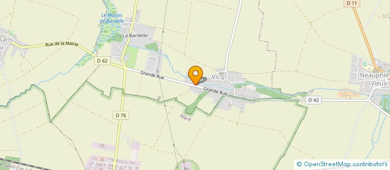 localisation de l'entreprise MADAME ANNE LEMARIE  VICQ