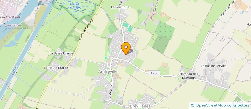 localisation de l'entreprise MADAME ANNE LEMASLE  AMFREVILLE