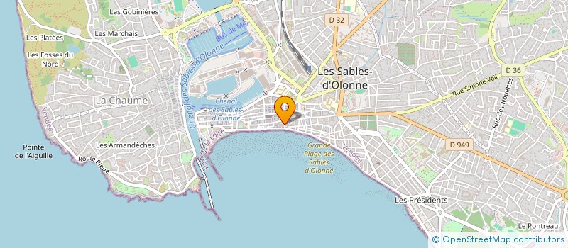 localisation de l'entreprise MADAME ANNE LEMEE  L'ILE-D'OLONNE